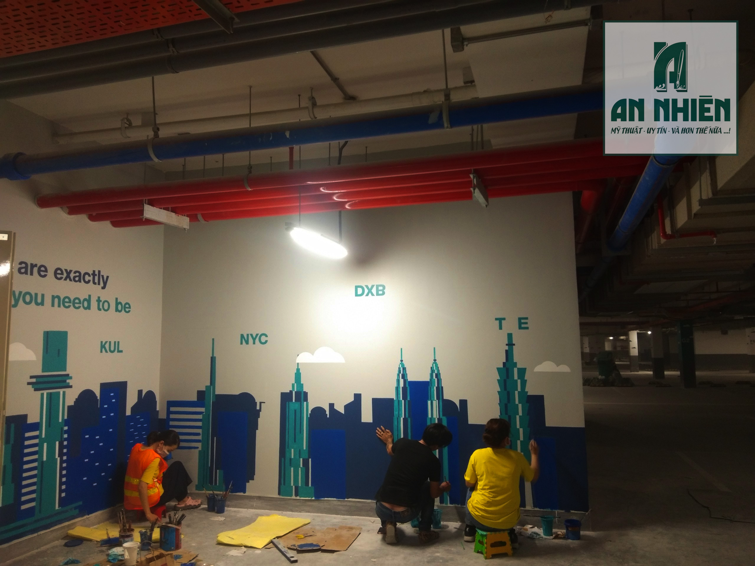 Dịch vụ vẽ tranh tường trọn gói – Đa phong cách, đa chất liệu, giá cạnh tranh tại Hồ Chí Minh