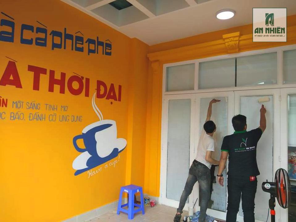 Vẽ tranh tường 3D trang trí quán cafe, sân pickleball tại Hồ Chí Minh – Tạo background sống ảo