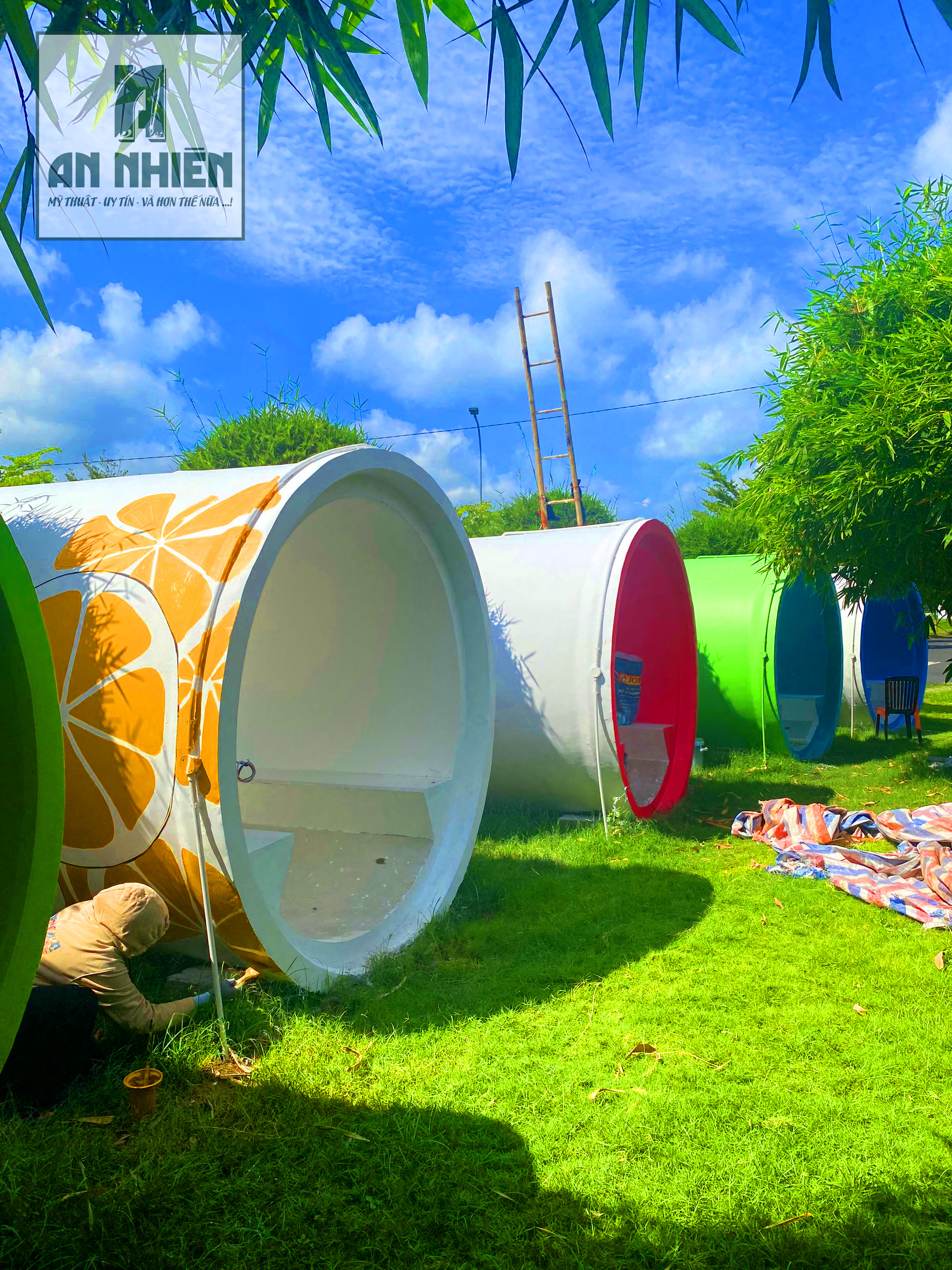 Chuyên vẽ tranh tường nghệ thuật 3D đa phong cách tại Hồ Tràm