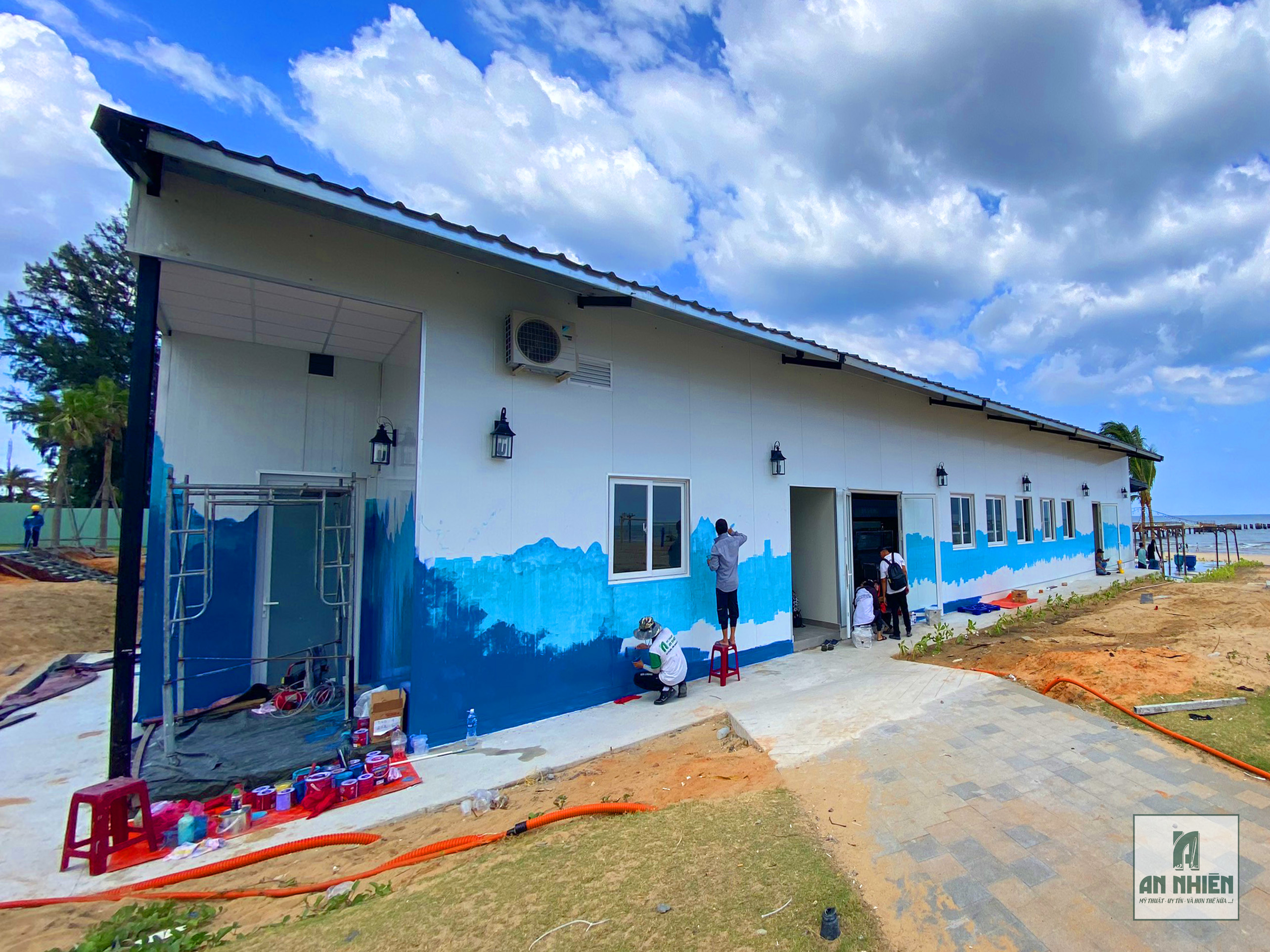 Thi công tranh tường chuyên nghiệp khu du lịch Novaworld Phan Thiết – Đội ngũ nhiều năm kinh nghiệm