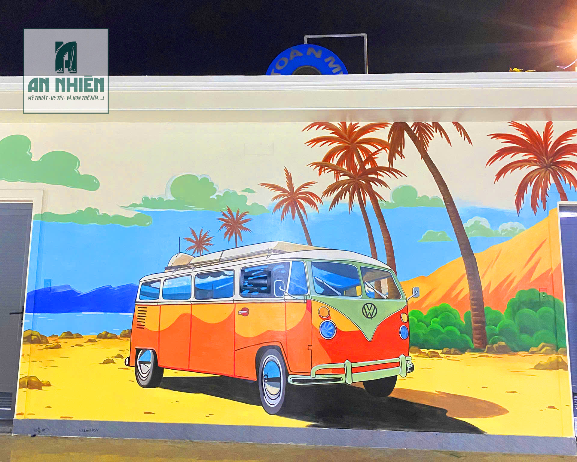 Vẽ tranh tường concept độc quyền cho quán cafe, karaoke, trường học tại Hồ Chí Minh