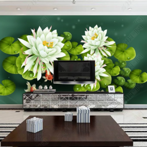 Tranh tường phòng khách với decor mới lạ