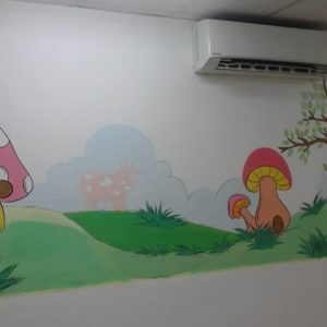 Tranh tường mầm non