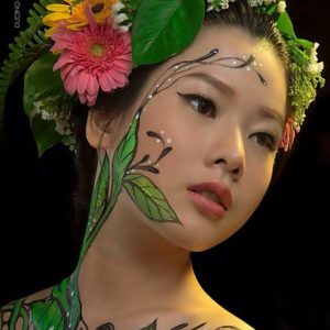 Vẽ Body Art Cho Sự Kiện