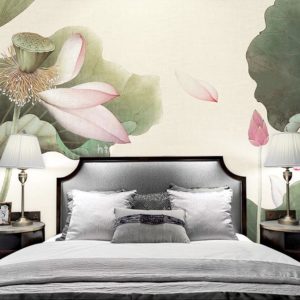 Tranh tường phòng ngủ cổ điển, decor độc đáo